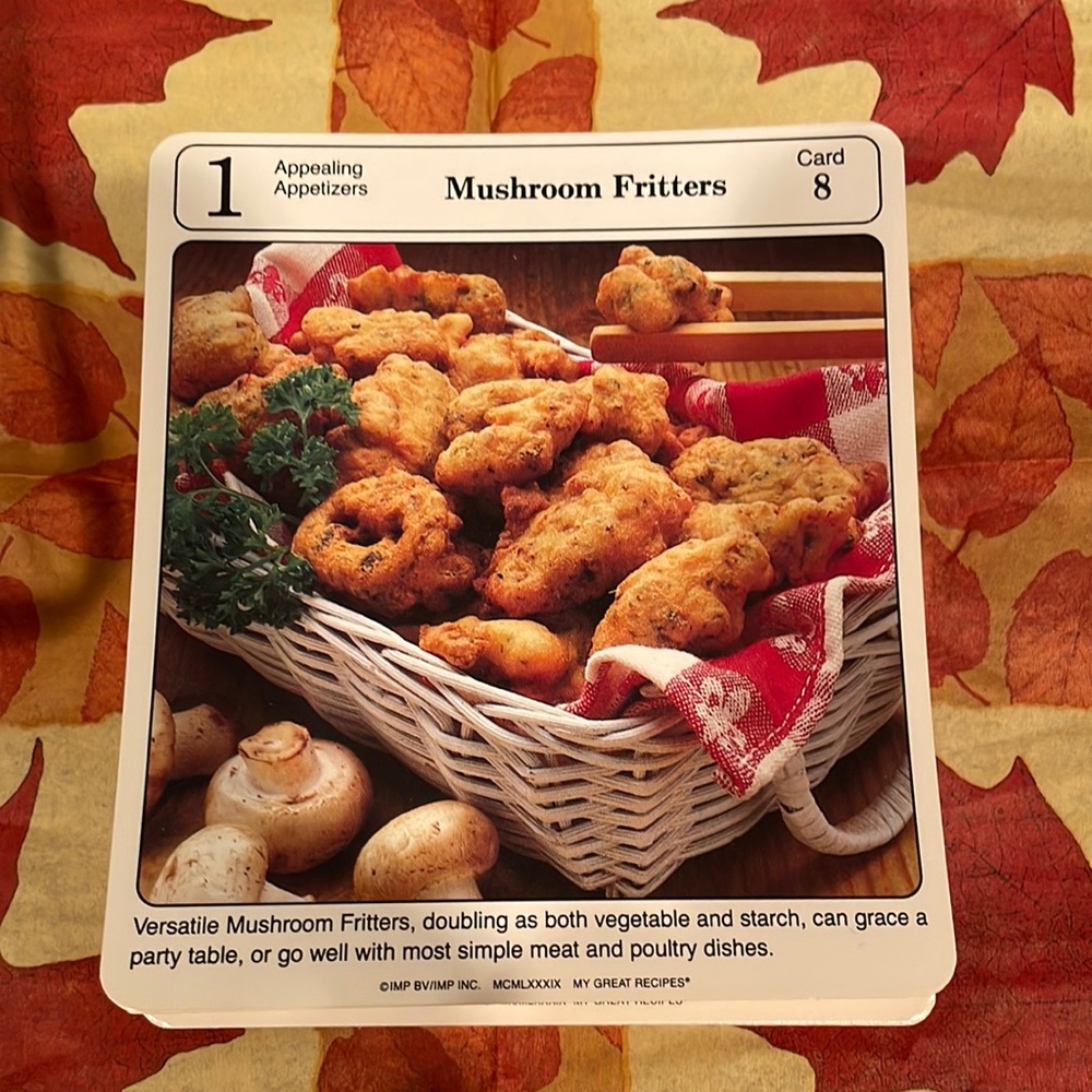 Vintage My Great Recipes Mix Cards